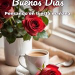 buenos días pensando en ti esta mañana