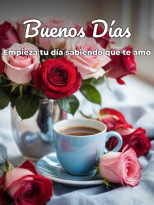 Frases cortas de buenos días amor mio para WhatsApp