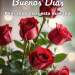 buenos días pensando en ti esta mañana