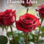 buenos días un buen día para ti, mi amor