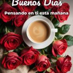 buenos días pensando en ti esta mañana