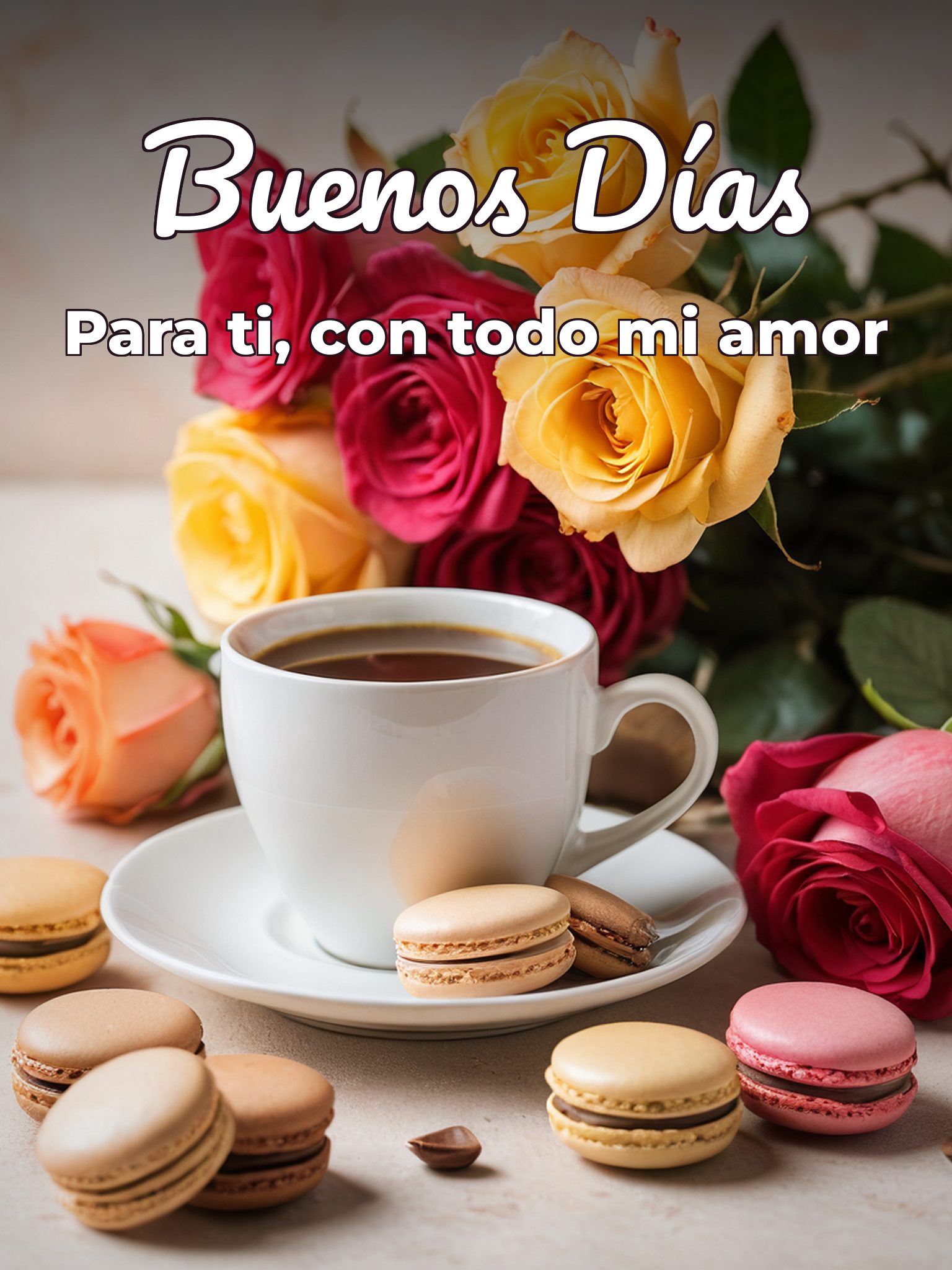 Frases cortas de buenos días para mi amor para una amiga