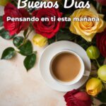 buenos días pensando en ti esta mañana