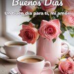 buenos días un buen día para ti, mi amor