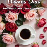 buenos días pensando en ti esta mañana