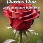 buenos días un buen día para ti, mi amor