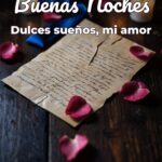 buenas noches dulces sueños, mi amor