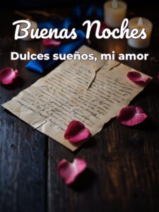 Frases d buenas noches amor para WhatsApp