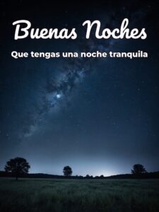 Frases d buenas noches con imágenes para WhatsApp