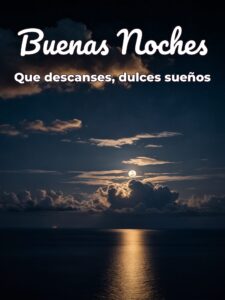Frases d buenas noches para Facebook