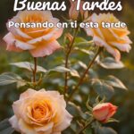 buenas tardes pensando en ti esta tarde