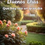 buenos días que hoy sea un gran día