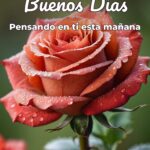 buenos días pensando en ti esta mañana