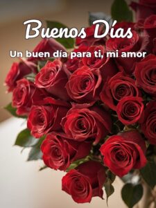 Frases d buenos días amor para WhatsApp