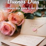 buenos días un buen día para ti, mi amor