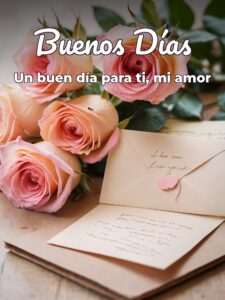 Frases d buenos días mi amor para Facebook