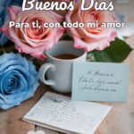 buenos días para ti, con todo mi amor