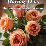 buenos días un buen día para ti, mi amor