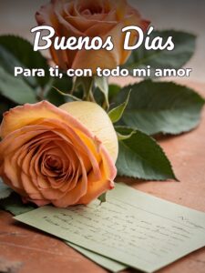 Frases de amor bonitas de buenos días