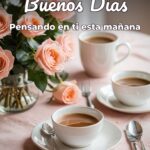 buenos días pensando en ti esta mañana
