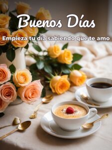 Frases de amor con buenos días para mi amor
