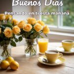 buenos días pensando en ti esta mañana