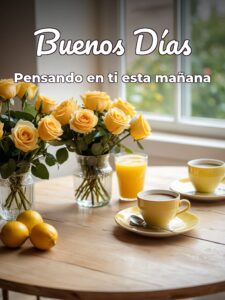 Frases de amor con buenos días para WhatsApp