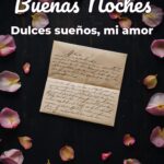 buenas noches dulces sueños, mi amor