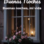 buenas noches buenas noches, mi vida