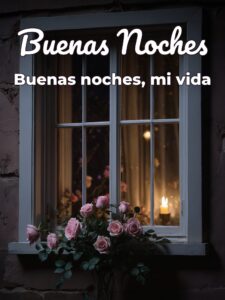 Frases de amor cortas de buenas noches para Facebook