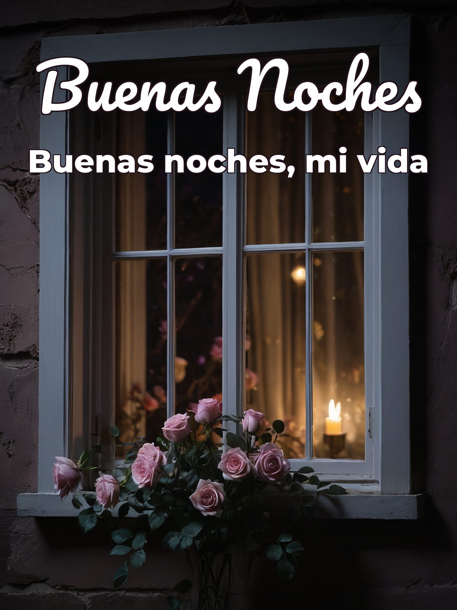 Frases de amor cortas de buenas noches para Facebook