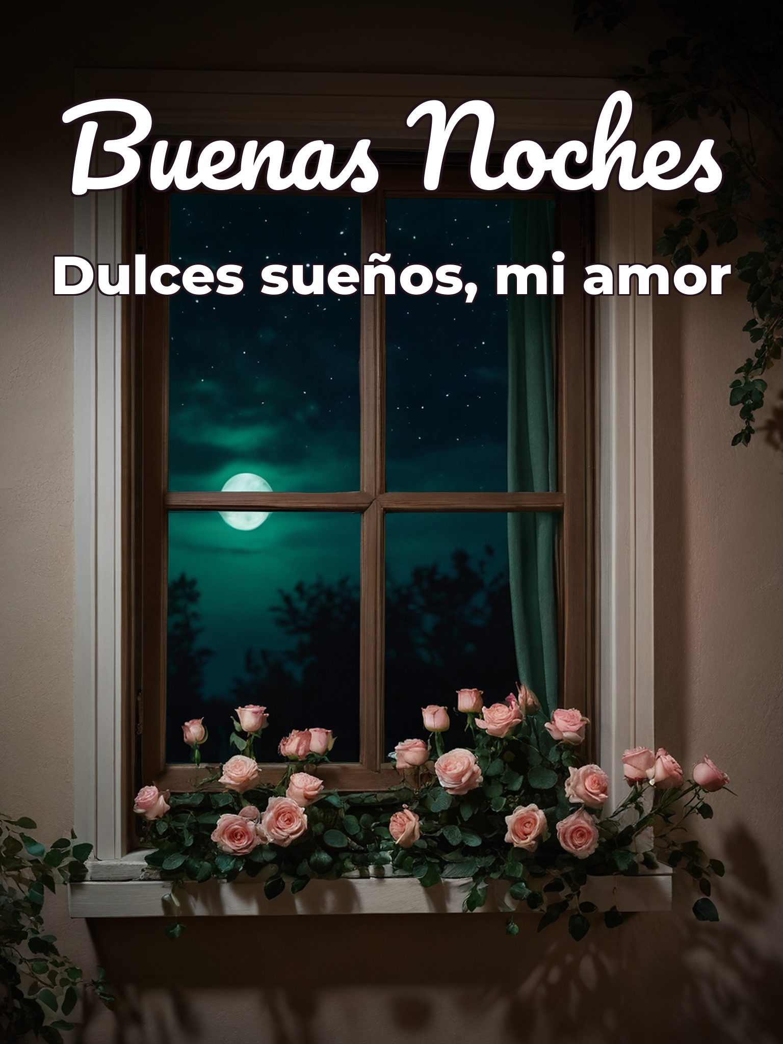 Frases de amor cortas de buenas noches para WhatsApp