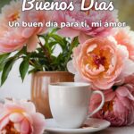 buenos días un buen día para ti, mi amor
