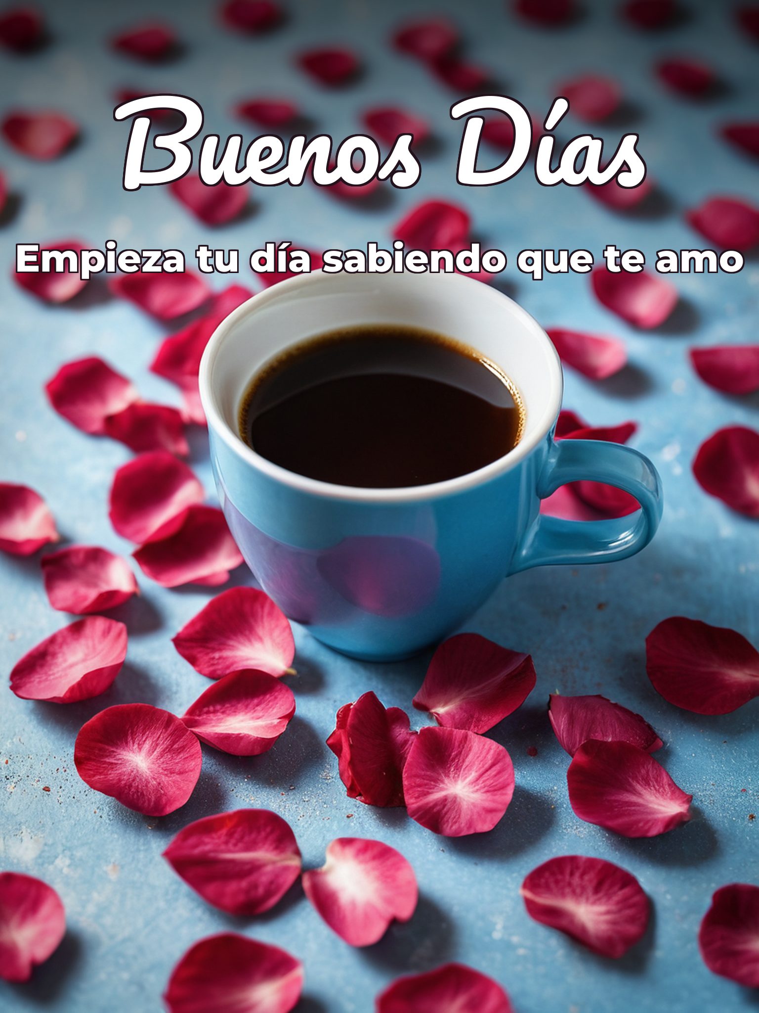 Frases de amor dando los buenos días para Facebook