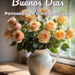 buenos días pensando en ti esta mañana