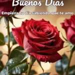 buenos días empieza tu día sabiendo que te amo