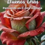 buenos días pensando en ti esta mañana