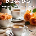 buenos días pensando en ti esta mañana