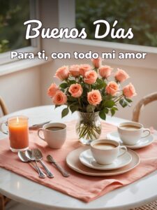 Frases de amor para dar los buenos días