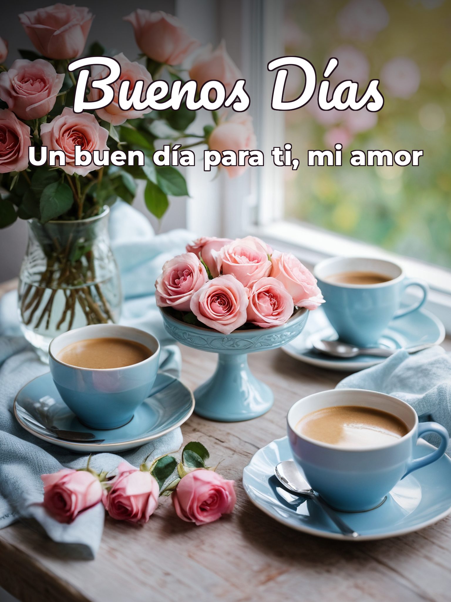 Frases de amor para dar los buenos días para celular