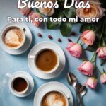 buenos días para ti, con todo mi amor