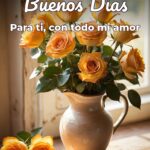 buenos días para ti, con todo mi amor