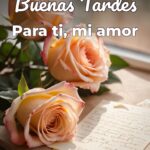 buenas tardes para ti, mi amor