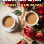 buenos días pensando en ti esta mañana