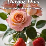 buenos días pensando en ti esta mañana