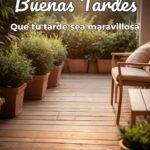 buenas tardes que tu tarde sea maravillosa