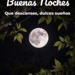 buenas noches que descanses, dulces sueños