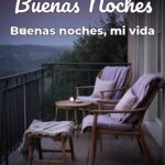 buenas noches buenas noches, mi vida