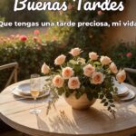 buenas tardes que tengas una tarde preciosa, mi vida