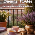 buenas tardes que tu tarde sea maravillosa